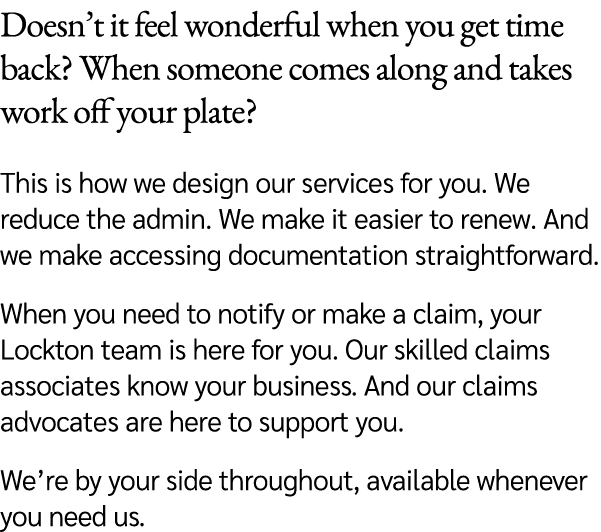 Doesn’t it feel wonderful when you get time back? When someone comes along and takes work off your plate? This is how...